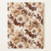 Tons café Floral Rose Motif (Dos)