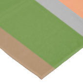 Tons chauds rayés Nappe (Angle)