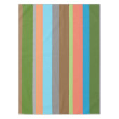 Tons chauds rayés Nappe (Devant)