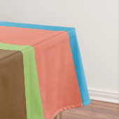 Tons chauds rayés Nappe (In Situ)