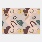 Tons d'art Abstraits des feuilles de papier d'enve (Devant)