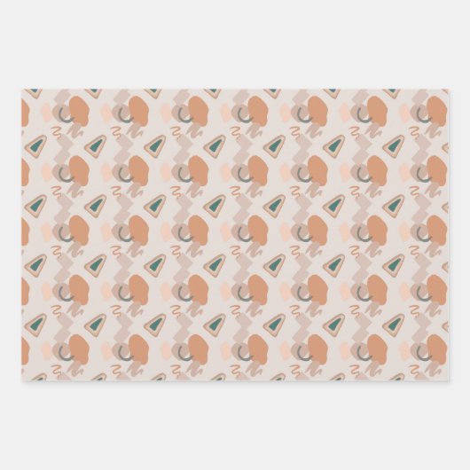 Tons d'art Abstraits des feuilles de papier d'enve (Devant 3)