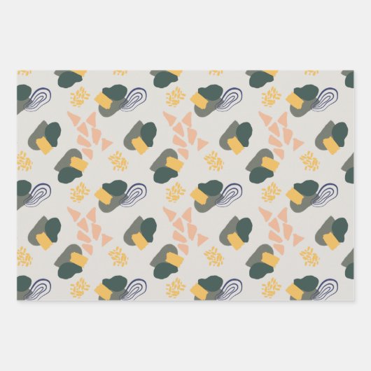 Tons d'art Abstraits des feuilles de papier d'enve (Devant 2)