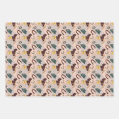 Tons d'art Abstraits des feuilles de papier d'enve (Devant)