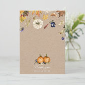 tons d'automne Carte de remerciements d'épices cit (Debout devant)
