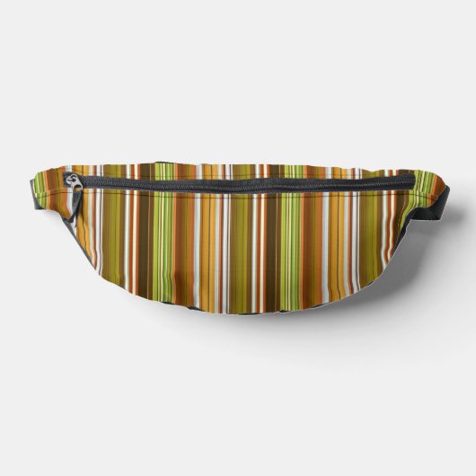 Tons d'automne Stripes Design Fanny Pack Sac (Poser)