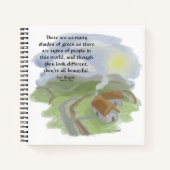 Tons de Carnet vert (Devant)