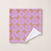 Tons de Carrés violets (Gant de toilette)