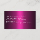 Tons de Carte de visite rose (Dos)