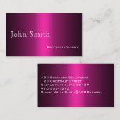 Tons de Carte de visite rose (Devant / Derrière)