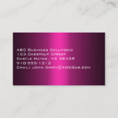 Tons de Carte de visite rose (Dos)