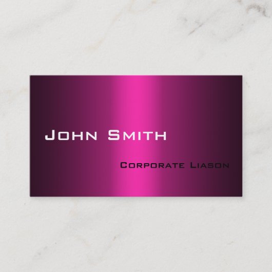 Tons de Carte de visite rose (Devant)