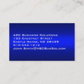 Tons de Carte de visite standard bleu (Dos)