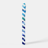 tons de chevron à motifs bleus (Côté droit)