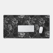 Tons de gris floral (Clavier et souris)