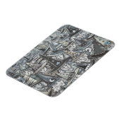 TONS DE HALLOWEEN WITCH GRIS RASSEMBLANT MAGNET (Côté Gauche)