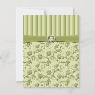 Tons de la carte R.S.V.P. Flore verte