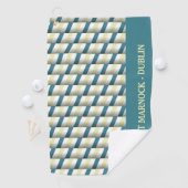 Tons de la serviette de golf Green Custom (En situation)