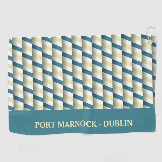 Tons de la serviette de golf Green Custom (Horizontal)