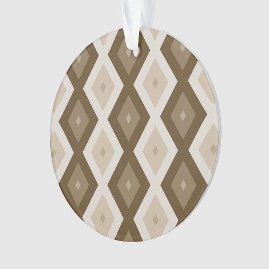 Tons de motif diamant brun (devant)