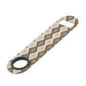 Tons de motif diamant brun (Devant angulaire)