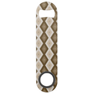Tons de motif diamant brun