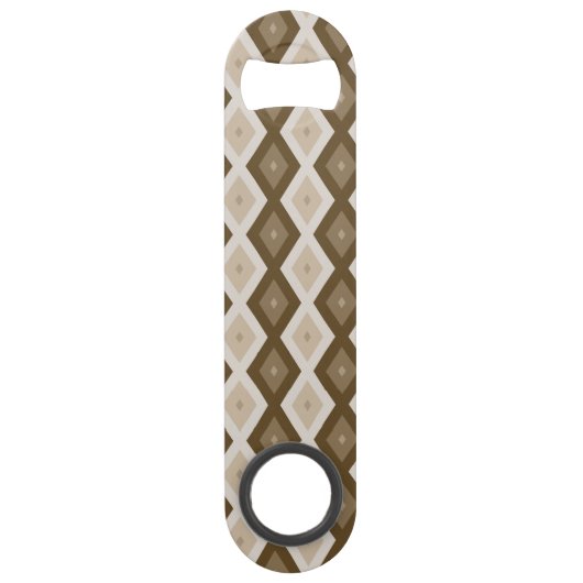 Tons de motif diamant brun (Devant)