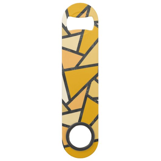 Tons de motif en vitrail jaune (Devant)