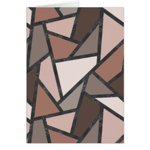 Tons de motif en vitrail marron