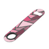 Tons de motif en vitrail rose (Devant angulaire)