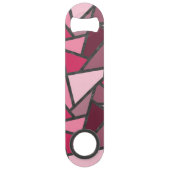Tons de motif en vitrail rose (Dos)