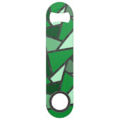 Tons de motif en vitrail vert (Devant)
