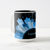 Tons De Mug De Starburst Bleu (Devant gauche)