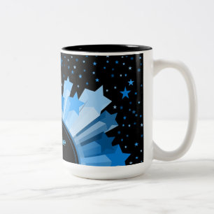 Tons De Mug De Starburst Bleu
