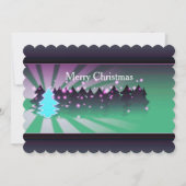 Tons de Noël de la carte verte à plat (Devant)