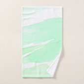 Tons de plage à l'aquarelle (Serviette à main)
