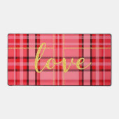 TONS DE ROUGE PLANTÉ AVEC SCRIPT D'AMOUR OR (Recto)