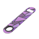Tons de vitrail violet motif (Devant angulaire)