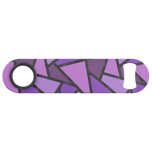 Tons de vitrail violet motif (Devant (Horizontal))