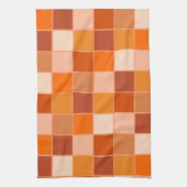 Tons d'orange Carré serviette de cuisine (Vertical)