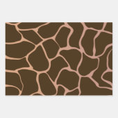 Tons du papier d'enveloppement de dégradé brun (Devant 3)