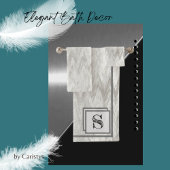 Tons gris modernes monogrammes