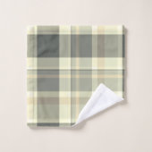 Tons Plaid Blé, Beige, Gris (Gant de toilette)