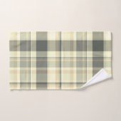 Tons Plaid Blé, Beige, Gris (Serviette à main)