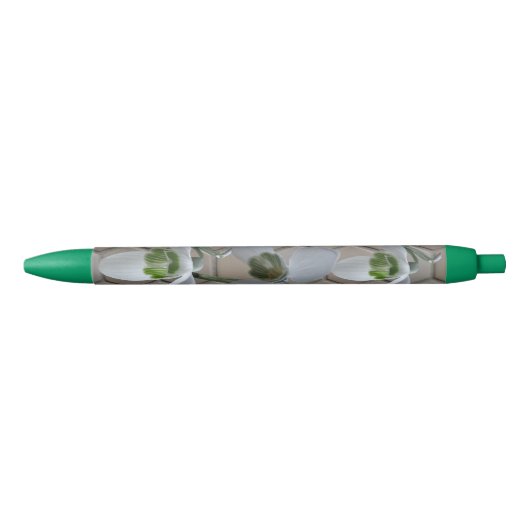 Tons rose Motif Snowdrops Stylo (Devant)