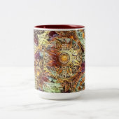 Tons Terre 15 oz Mug à deux tons (Centre)