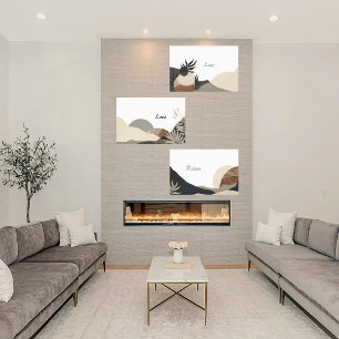 Tons Terre Abstraits apaisants Art Toile de Montag