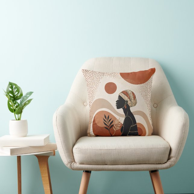 Tons Terreux Oreiller Boho-chic Jeu (Chaise)