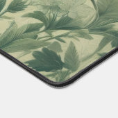 Tons vintages d'impression botanique vert (Coin)