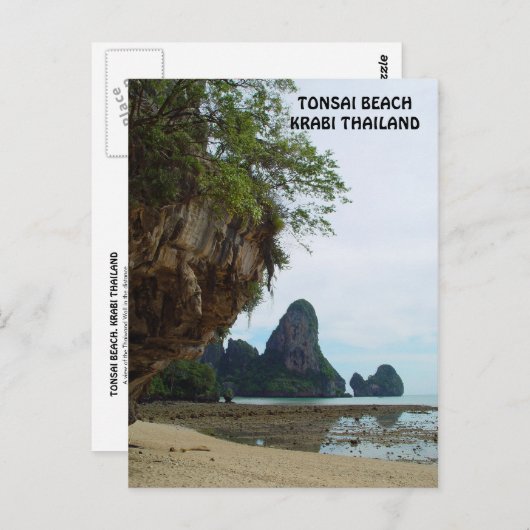 Tonsai Beach, Krabi Thailand Briefkaart (Voorkant / Achterkant)